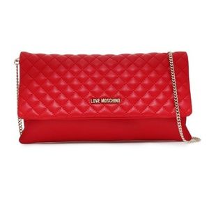 LOVE MOSCHINO Quilted faux leather shoulder bag